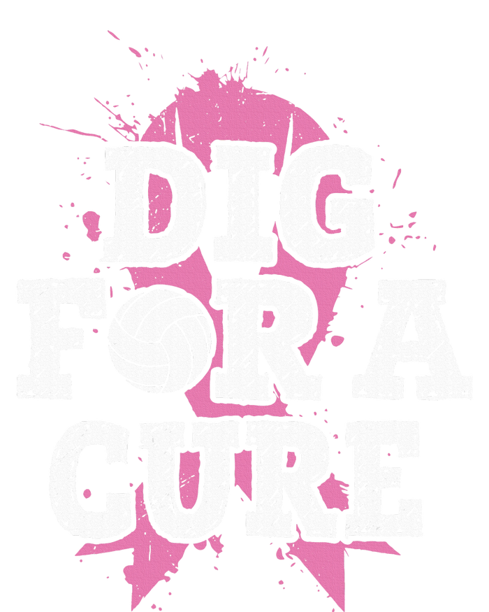 Dig For Cure Volleyball Breast Cancer Awareness Support Dry Zone Grid Polo