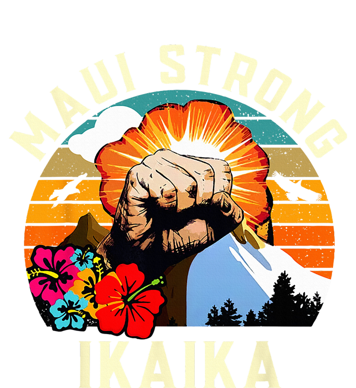 Pray For Maui Hawaii Strong Tee Apparel Matching Family Stripe Pom Pom Beanie