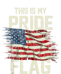 This Is My Pride Flag USA American 4th Of July Patriotic Tank Top Women's Tri-Blend 3/4-Sleeve Raglan Shirt