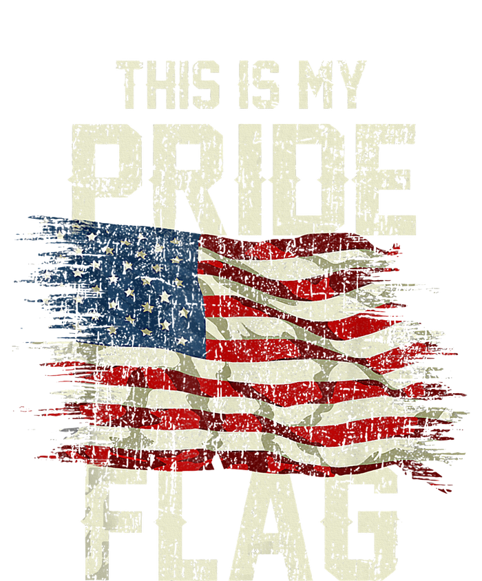 This Is My Pride Flag USA American 4th Of July Patriotic Tank Top Women's Tri-Blend 3/4-Sleeve Raglan Shirt