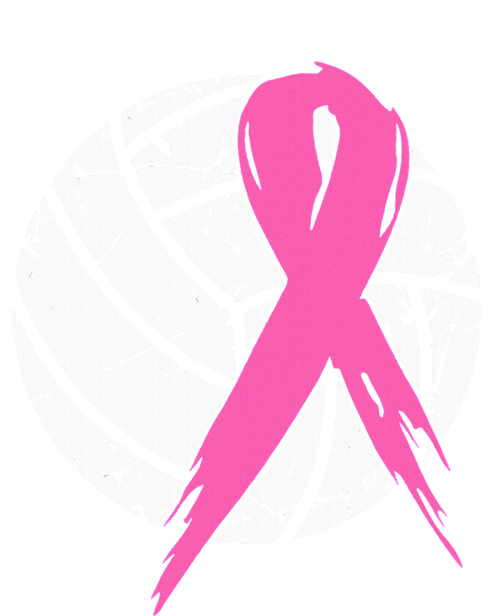 breast cancer pink ribbon volleyball awareness costume T-Shirt