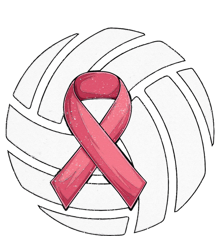 Breast Cancer Volleyball Pink Ribbon Awareness Costume Women's T-Shirt