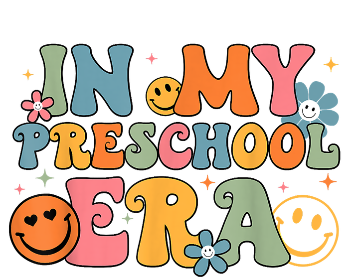 In My Preschool Era Groovy Back To School Preschool Teachers T-Shirt