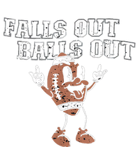 Retro Falls Out Balls Out Football Vintage Thanksgiving Sustainable Beanie