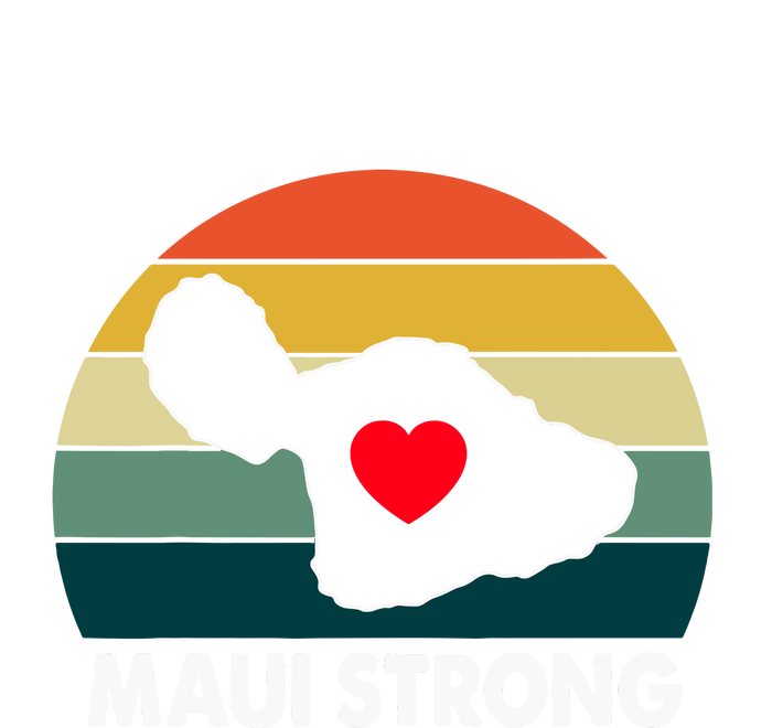 Vintage Pray For Maui Hawaii Strong Heart Gift Maui Fires Button