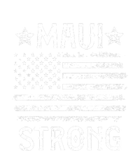 Pray For Maui Hawaii Strong American Flag Lahaina Fires Gift Women's T-Shirt