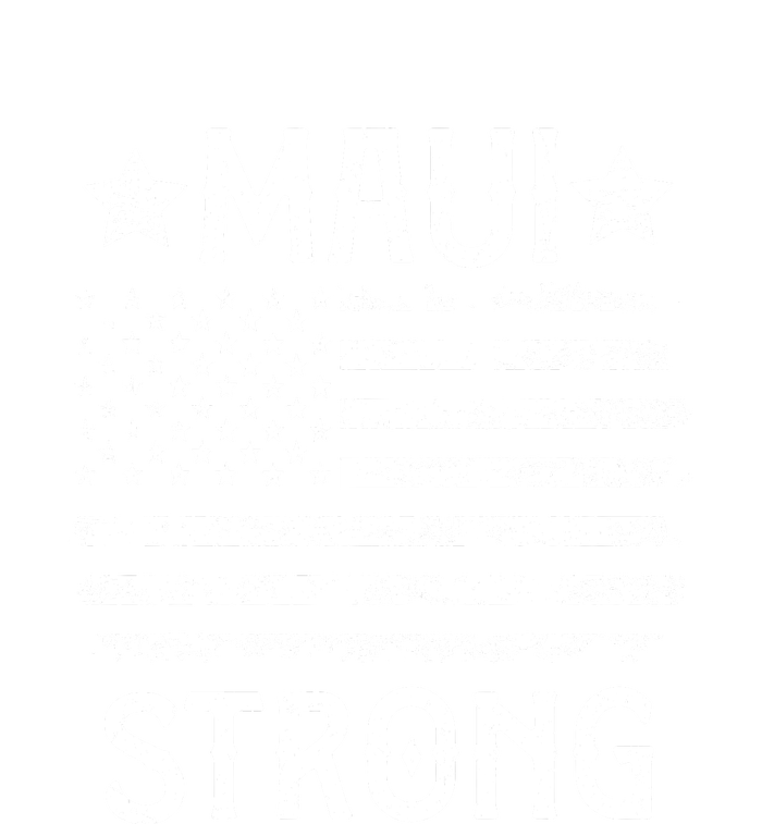 Pray For Maui Hawaii Strong American Flag Lahaina Fires Gift Women's T-Shirt