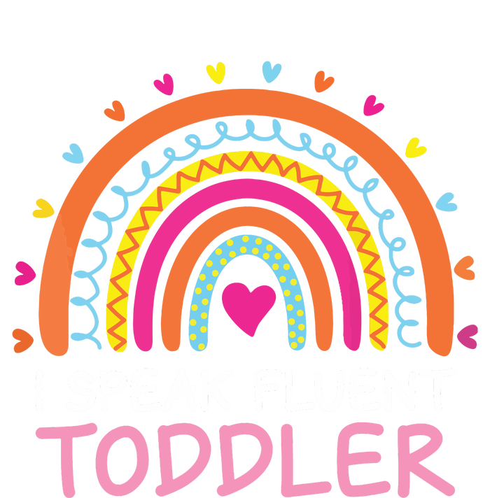 I Speak Fluent Daycare Provider Rainbow PreK Teacher T-Shirt