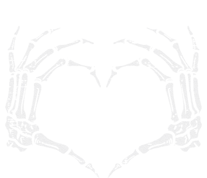 Skeleton Hands Heart Sign Retro Halloween Costume T-Shirt