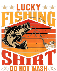 Funny Lucky Fishing Do Not Wash It Funny Fhishing V-Neck T-Shirt