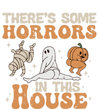 Theres Some Horrors In This House Halloween Pumpkin Ghost Kids Tie-Dye T-Shirt