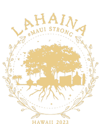 Maui Hawaii Shoreline Supportive Golden Maui Strong Lahaina Banyan Tree Tall T-Shirt