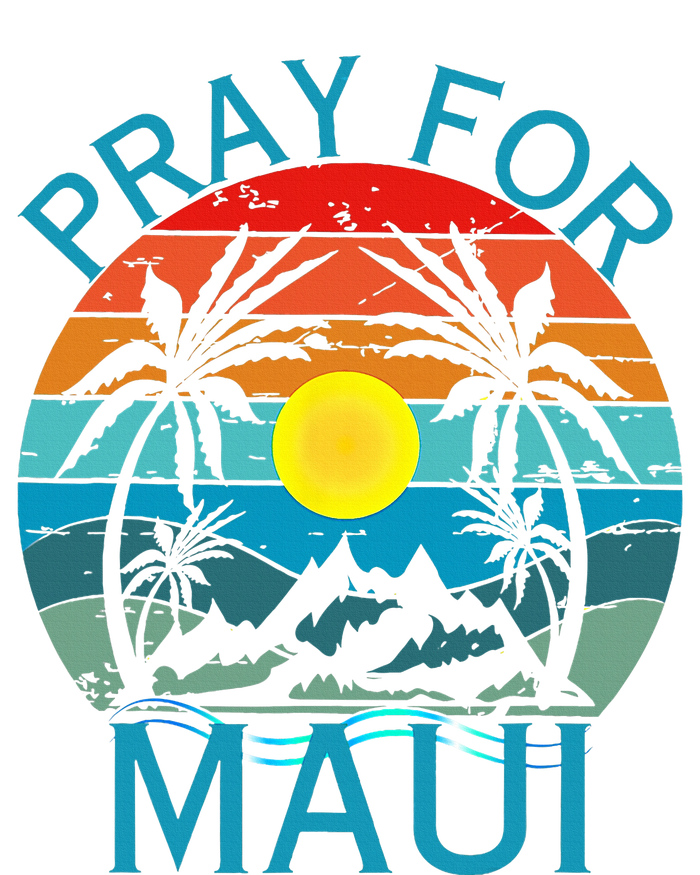 Pray For Maui Hawaii Wildflower Support T-Shirt