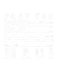 Maui Hawaii Strong American Flag Pray For Maui Gift Coaster