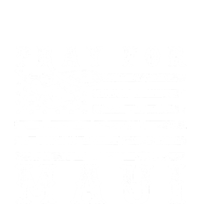 Maui Hawaii Strong American Flag Pray For Maui Gift Coaster