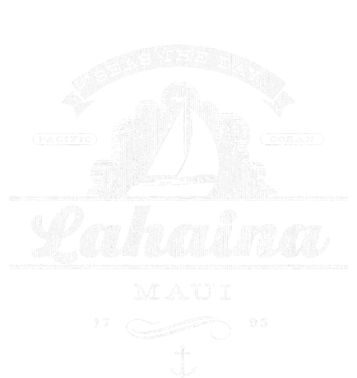 Lahaina Maui HI Sailboat Vintage Nautical Tee Hooded Wearable Blanket