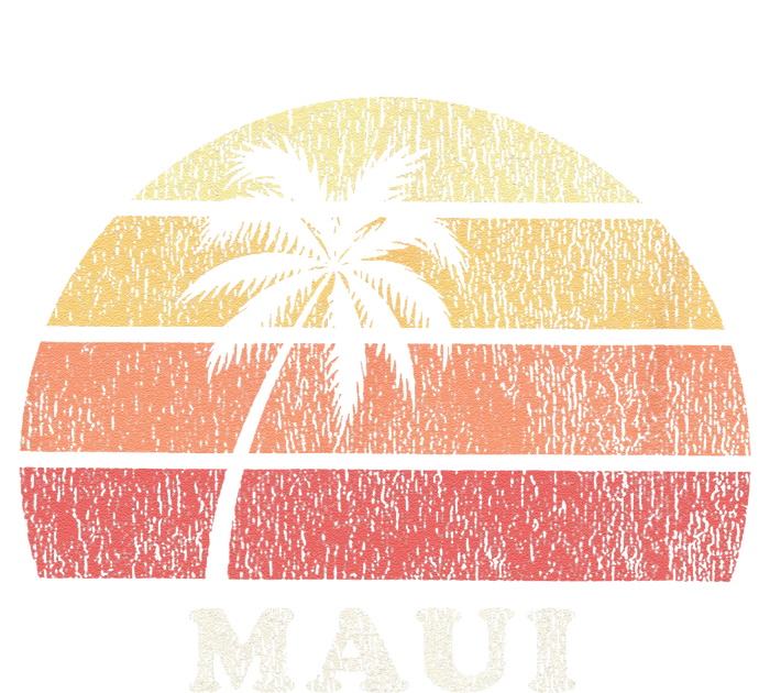 Maui HI Vintage 70s Retro Throwback Design Toddler Zip Fleece Hoodie