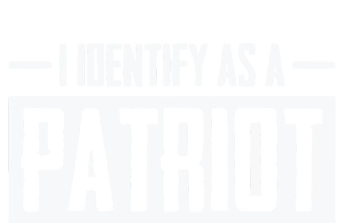 I Identify As A Patriot Dry Zone Grid Polo