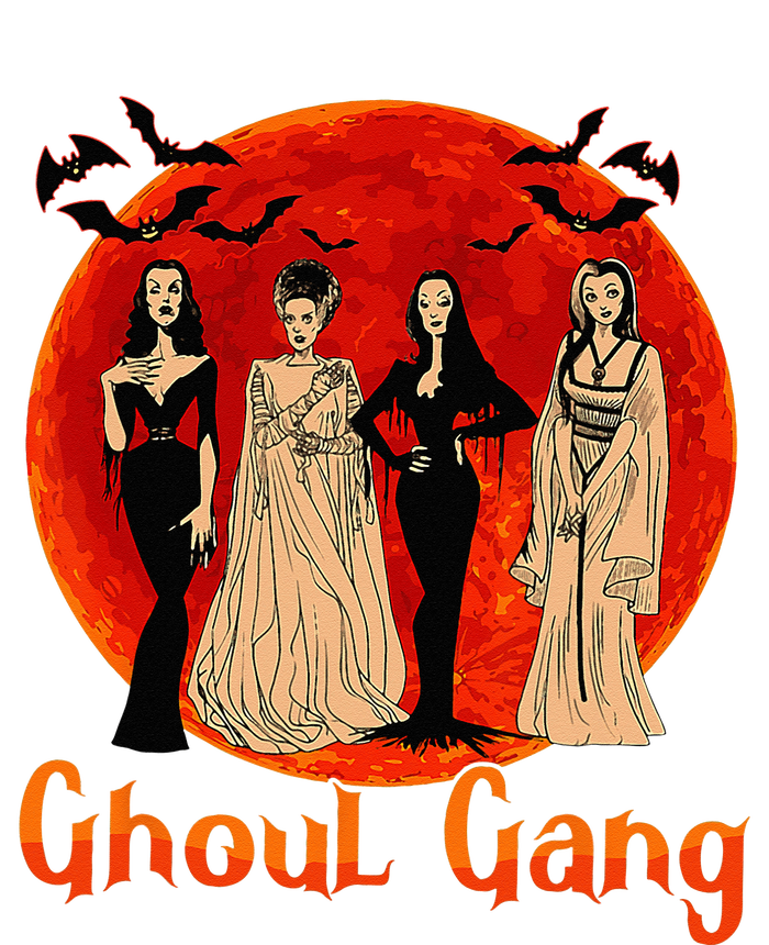 Ghoul Gang Horror Goth Queens Halloween Bride Funny Retro T-Shirt