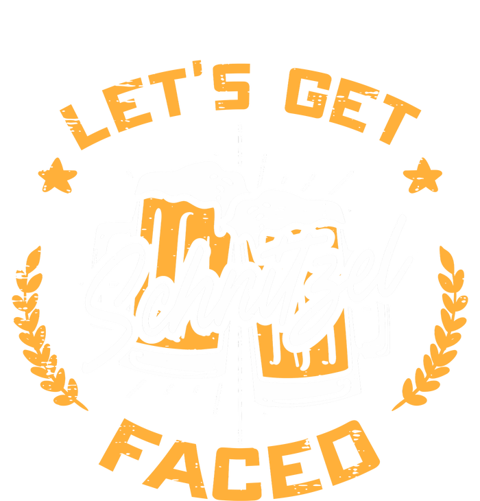 Lets Get Schnitzel Faced Oktoberfest Funny Costume Men Women T-Shirt