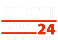 Hugh Janus 24 For President Funny 2024 Election Sustainable Knit Beanie