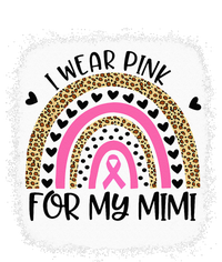 Breast Cancer Support I Wear Pink For My Mimi Rainbow Long Sleeve Shirt