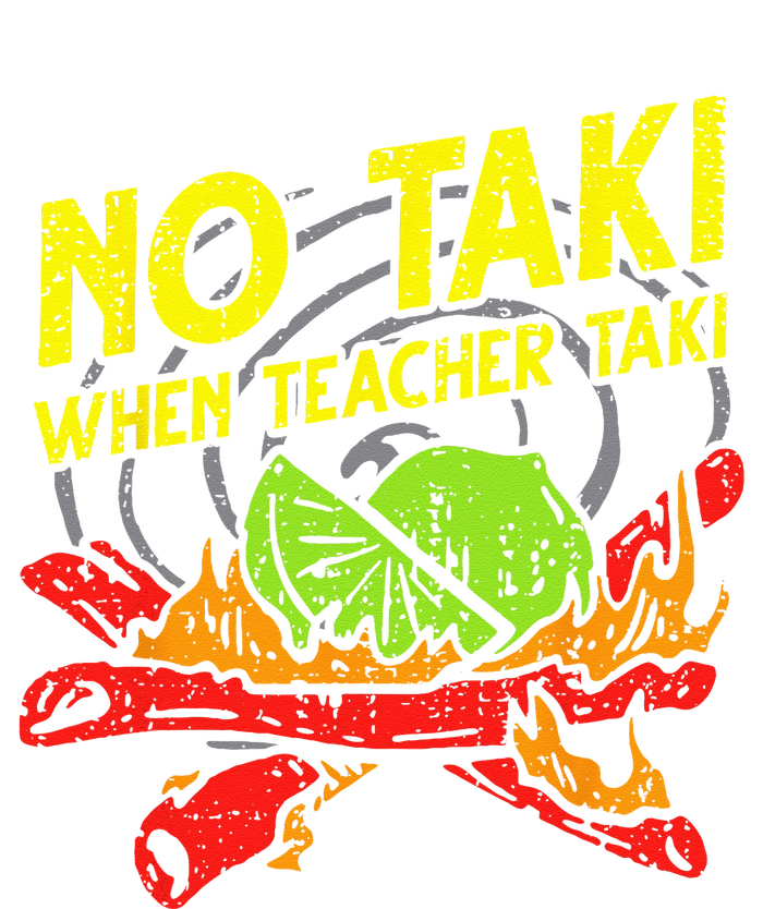 No Taki When Teacher Taki Funny Teacher Funny Valucap Bio-Washed Visor