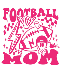 Funny Football Mom Baller Mom Football Game Day Mom V-Neck T-Shirt