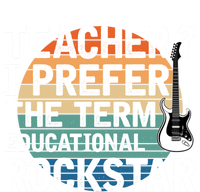 Music Teacher I Prefer Educational Rockstar Back To School Gift Tie-Dye Long Sleeve Shirt