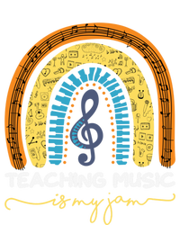 Musical Teacher Gift Teaching Music Is My Jam Rainbow Cute Gift T-Shirt