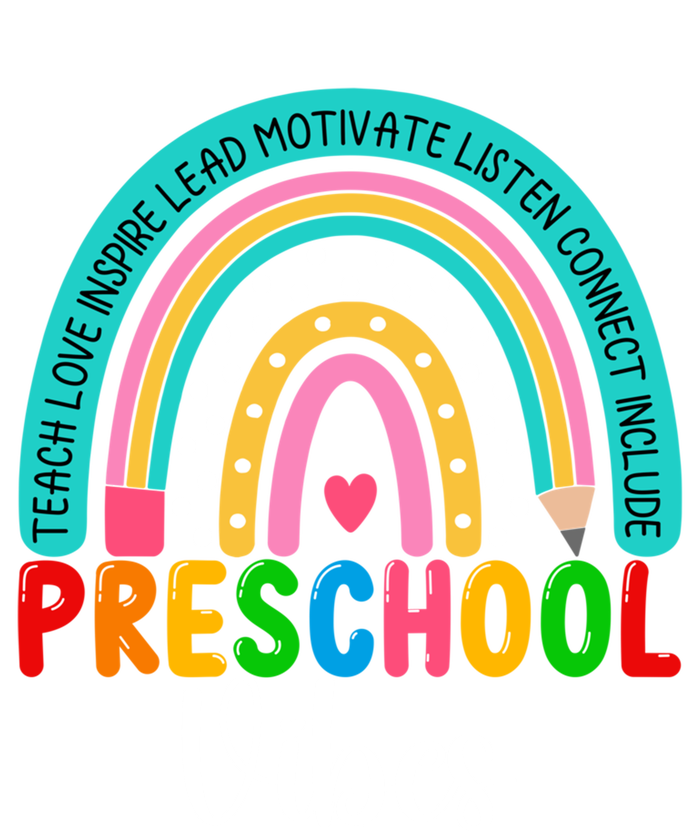 Preschool Rainbow Teacher Team Preschool Vibes Great Gift T-Shirt