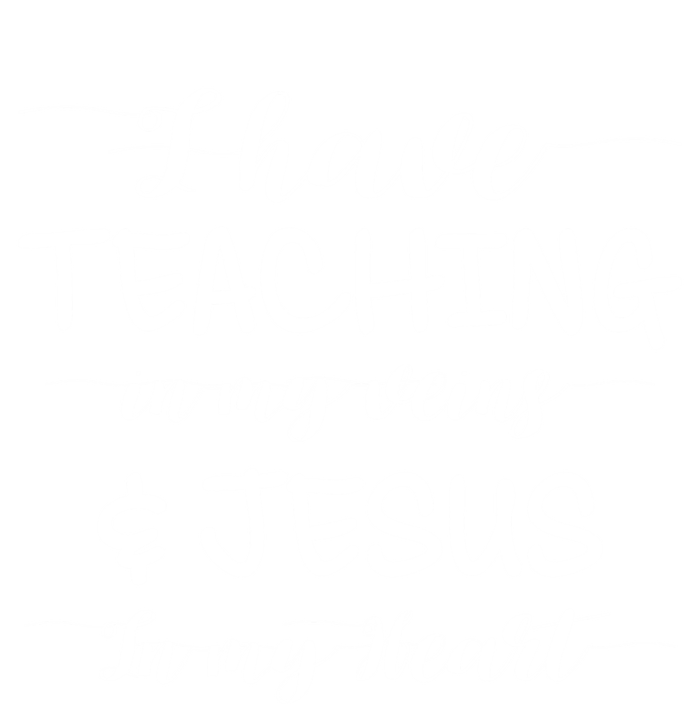 I Have Teaching In My Veins And Jesus In My Heart Teacher Gift V-Neck T-Shirt