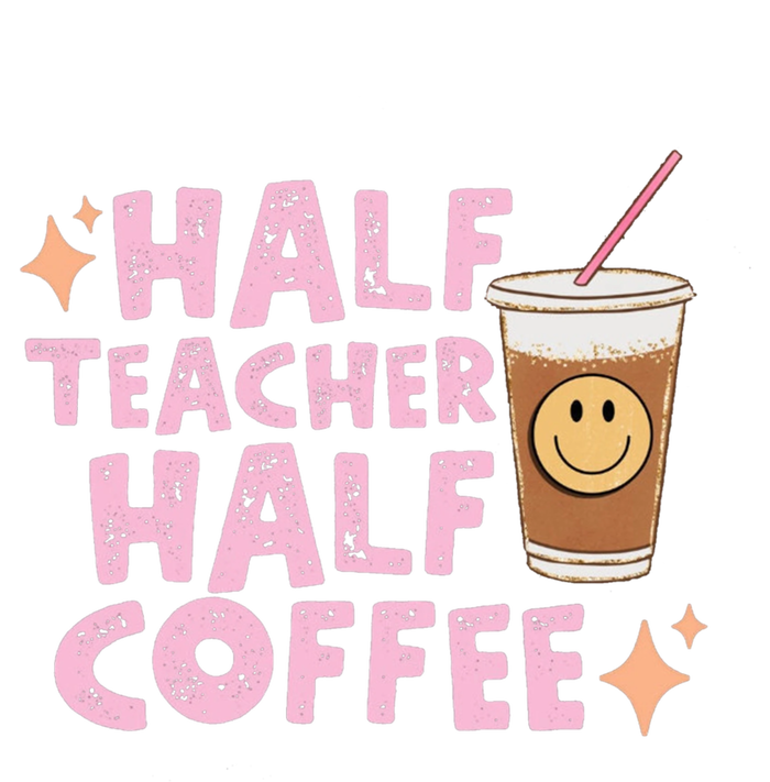 Retro Groovy Half Teacher Half Coffee Happy Teachers Day Gift 16 in Basic Backpack