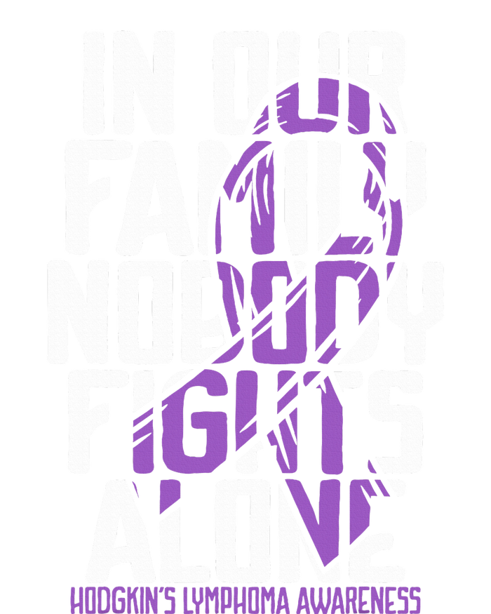 Hodgkins Lymphoma Purple Family Hodgkins Lymphoma Awareness Tall Hoodie