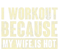 I Workout Because My Wife Is Hot Fitness Women's Flannel Pajama Set