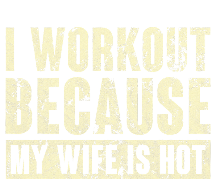 I Workout Because My Wife Is Hot Fitness Women's Flannel Pajama Set