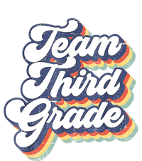 Retro Groovy Team Third Grade Back To School Teacher Student Gift T-Shirt