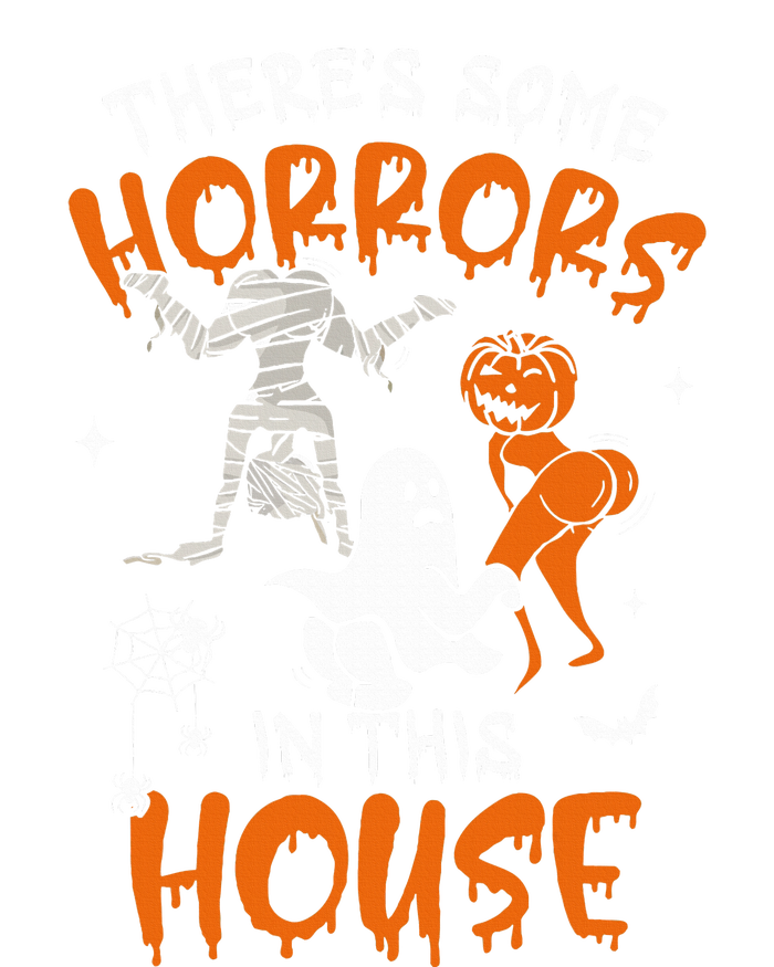 Theres Some Horrors In This House Ghost Pumpkin Halloween T-Shirt