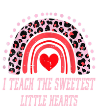 I Teach The Sweetest Hearts Rainbow Teacher Cool Gift T-Shirt