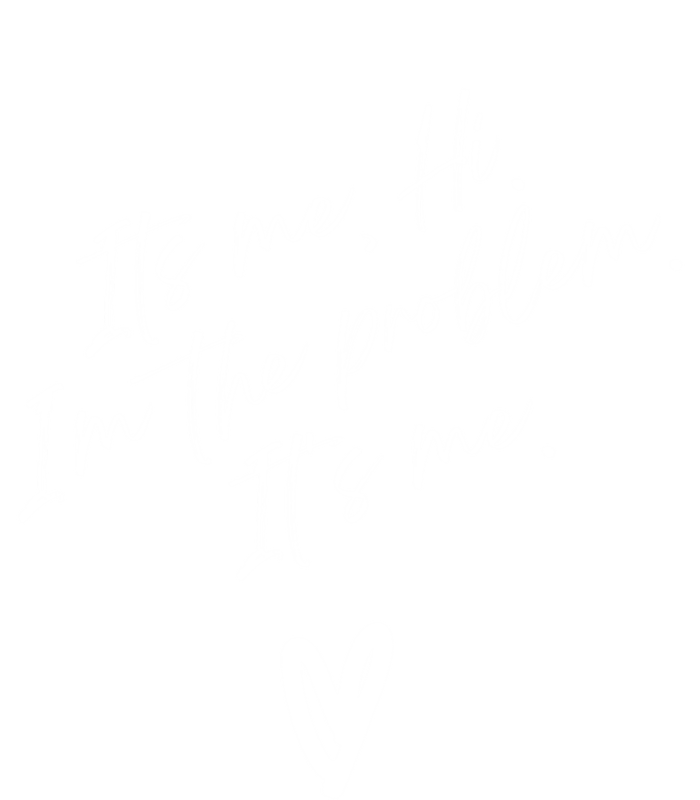 Its Me Hi Im The Problem With Heart Trendy Clothing Gift Stripe Pom Pom Beanie