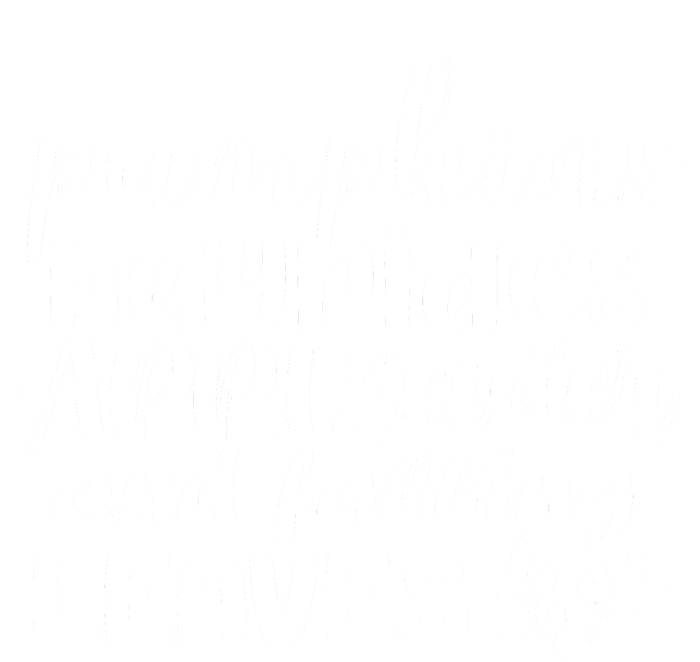 Pumpkins Hayrides Apple Cider And Falling Leaves T-Shirt