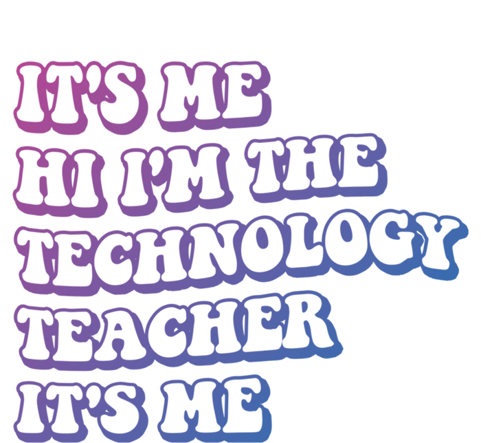 It’S Me Hi I’M The Technology Teacher It’S Me Funny Teacher Great Gift Women's Flannel Pajama Set