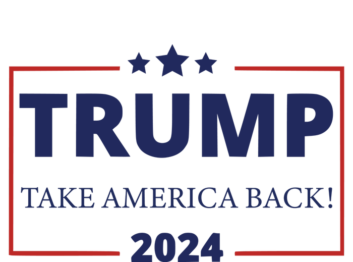 Donald Trump 2024 Take America Back USA United States High Crown Mesh Back Trucker Hat