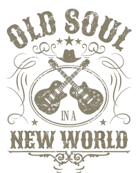 Old Soul In A New World Country Bluegrass Music Guitar Fan Flexfit Unipanel Trucker Cap