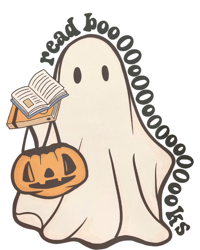 Halloween Teacher Ghost Reading Spooky Season Toddler Long Sleeve Shirt