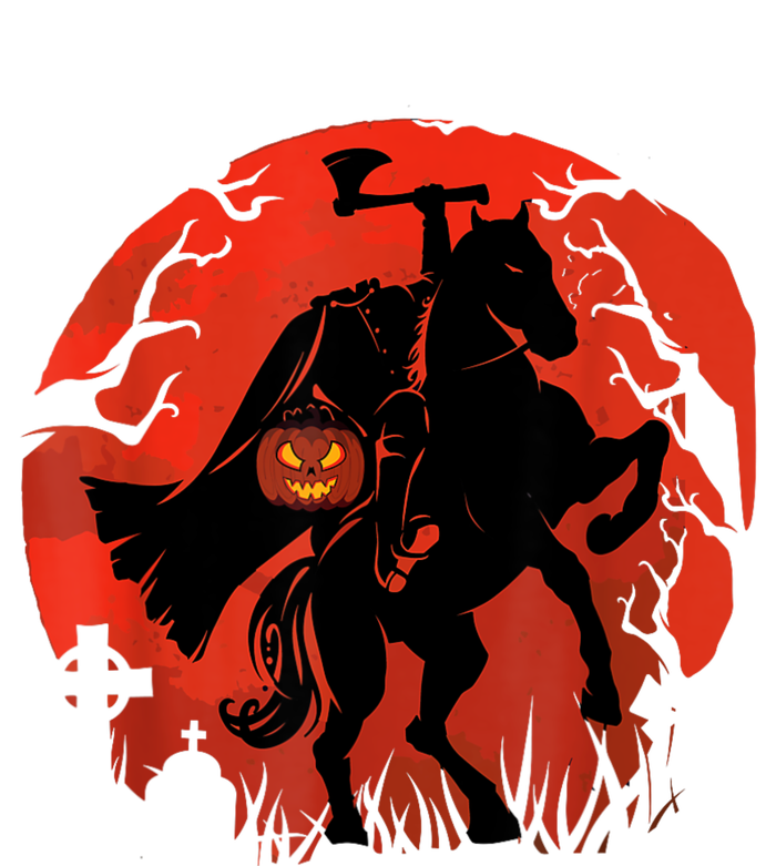 Halloween Scary Pumpkin Headless Horseman Premium T-Shirt