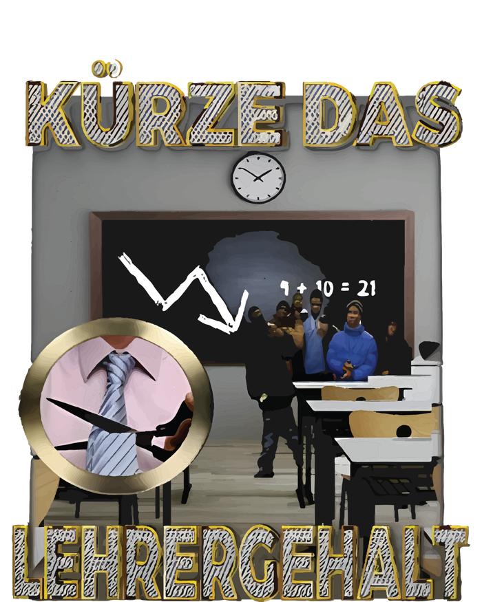 Kürze Das Lehrergehalt Toddler Fine Jersey T-Shirt