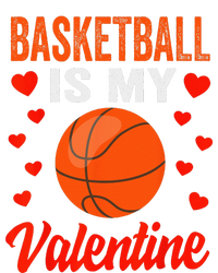 Basketball Valentines Day Basketball Is My Valentine Women's Perfect Tri Tunic Long Sleeve Shirt