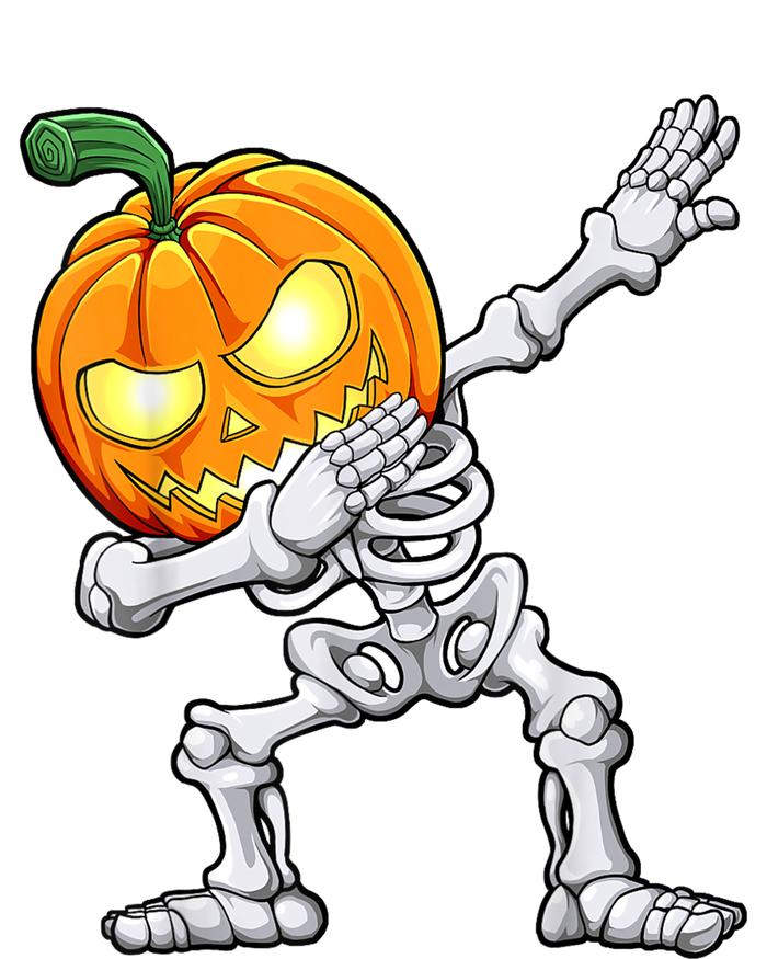 Halloween Dabbing Skeleton Scary Pumpkin Jack O Lantern T-Shirt