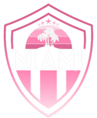 Retro Miami Florida Shield Badge Logo Cooling Performance Crew T-Shirt